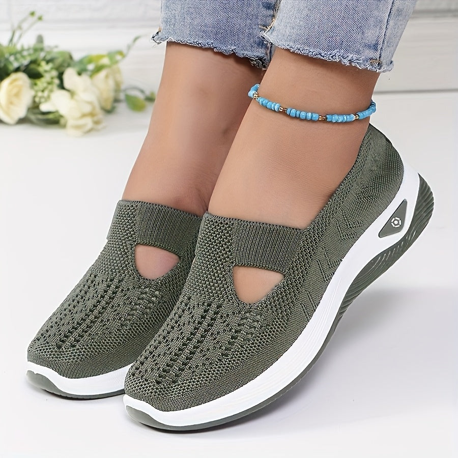 Women’s Breathable Mesh Walking Shoes – Lightweight Casual Sneakers