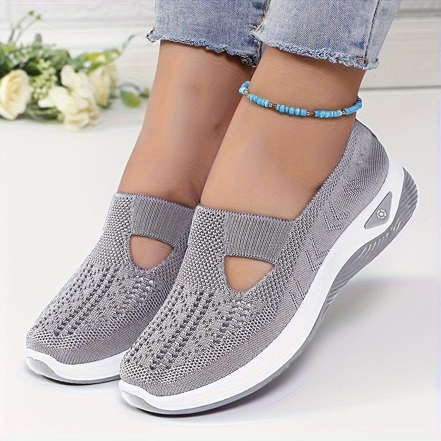 Women’s Breathable Mesh Walking Shoes – Lightweight Casual Sneakers