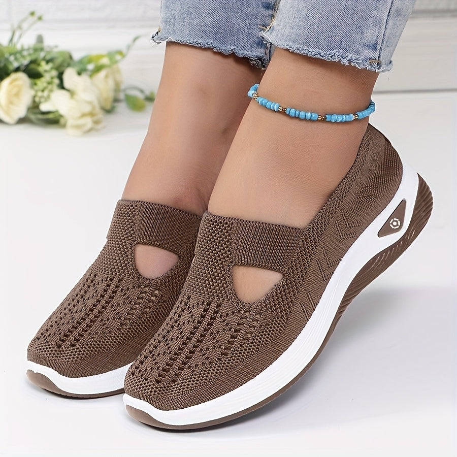 Women’s Breathable Mesh Walking Shoes – Lightweight Casual Sneakers