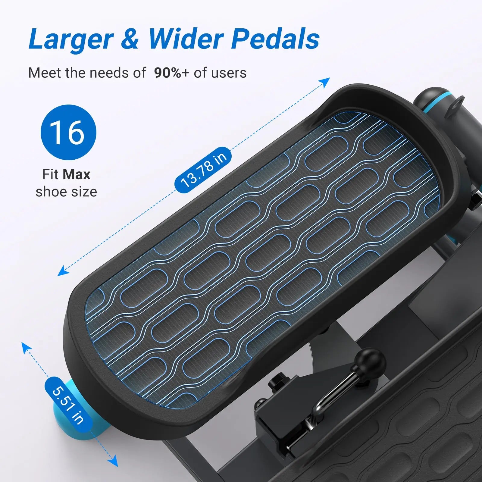 MERACH Dual-Action Stepper – 330lbs Capacity with Resistance Bands