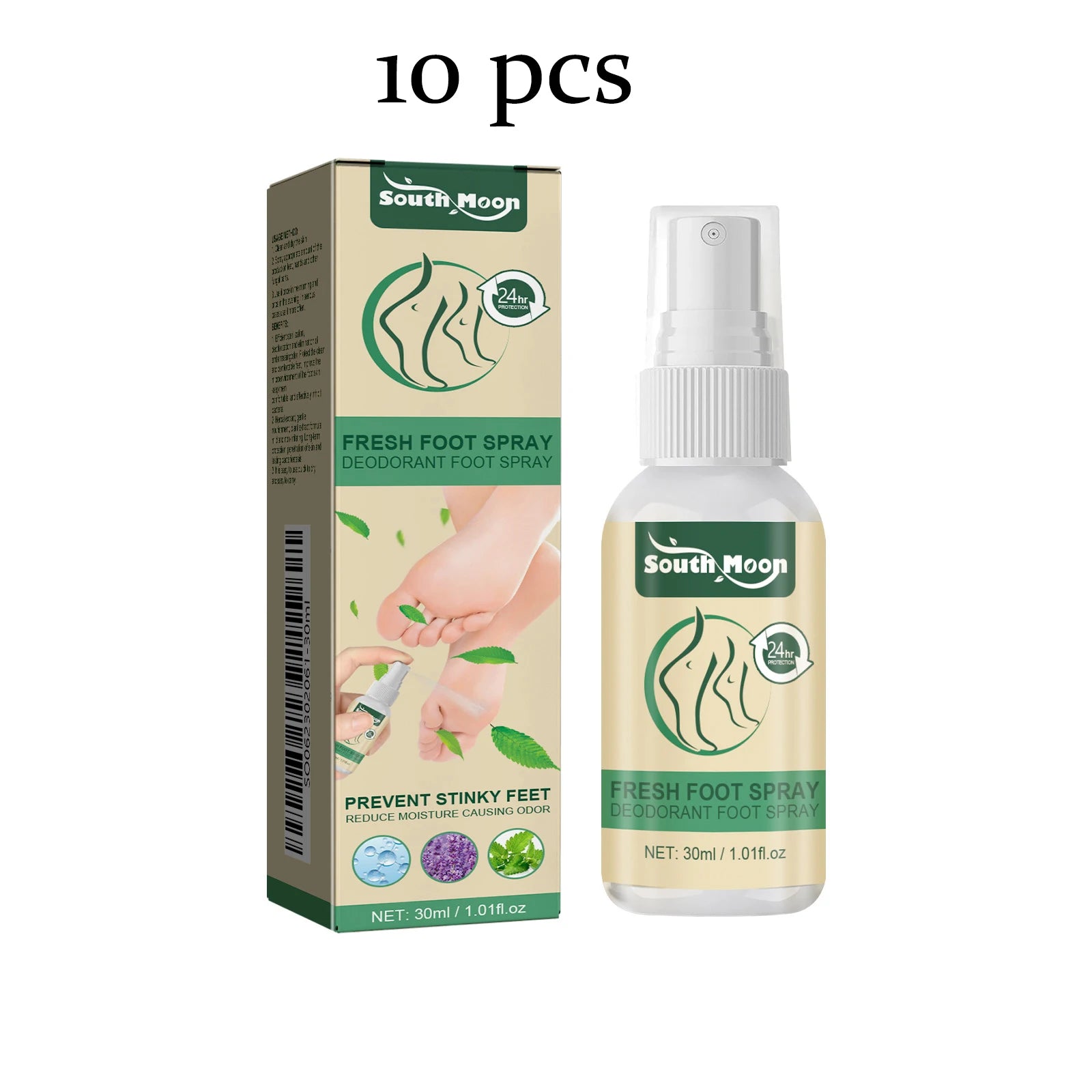 South Moon Foot Deodorant Spray – Moisturizing & Odor Control