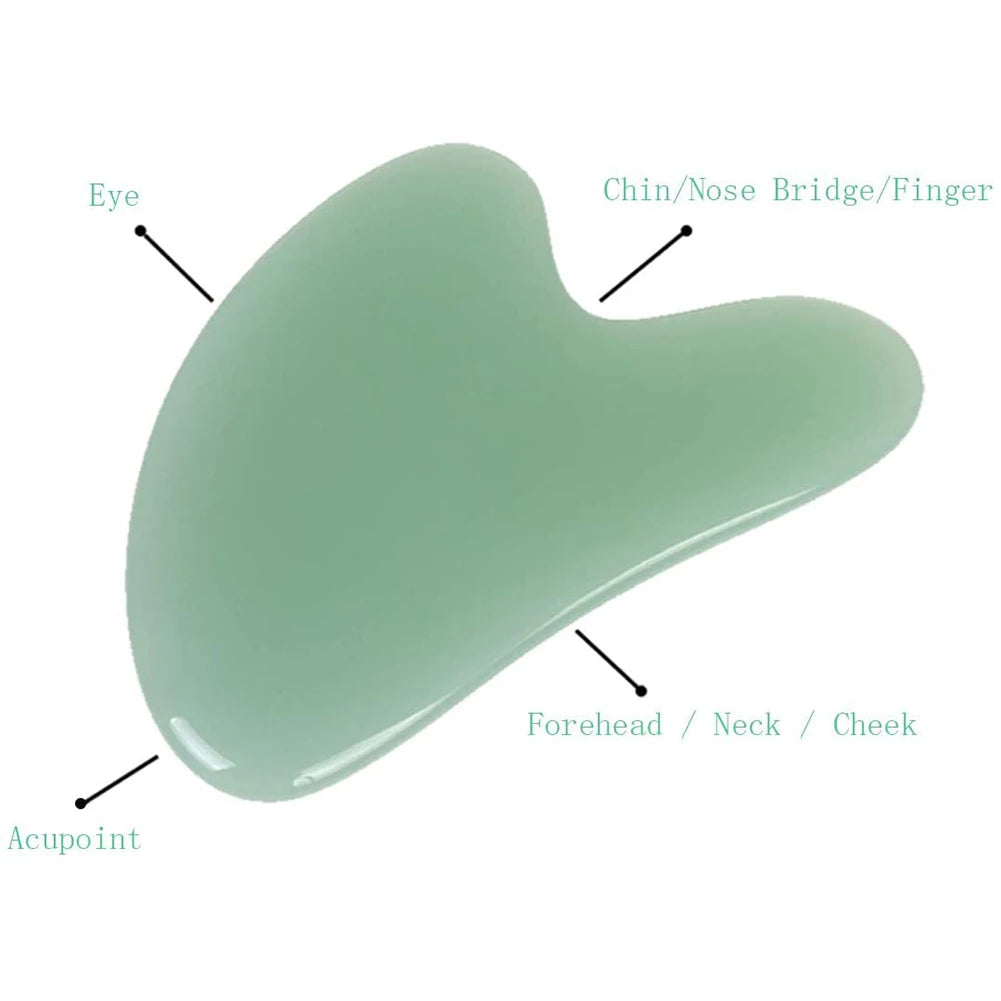 Gua Sha Resin Scraper – Facial & Body Slimming Massage Tool