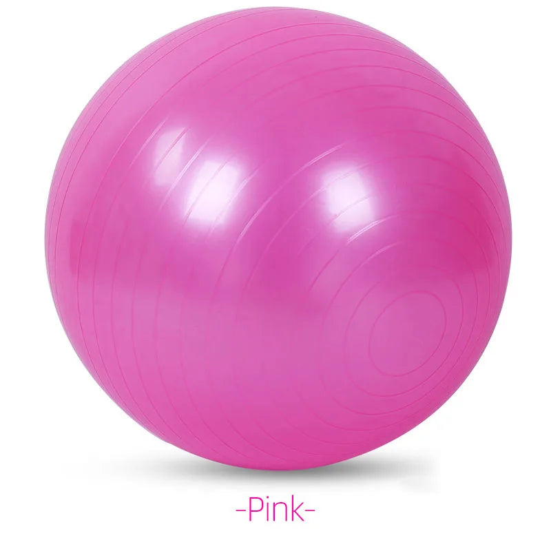 PVC Anti-Burst Yoga Ball – Multiple Sizes (45–85cm)