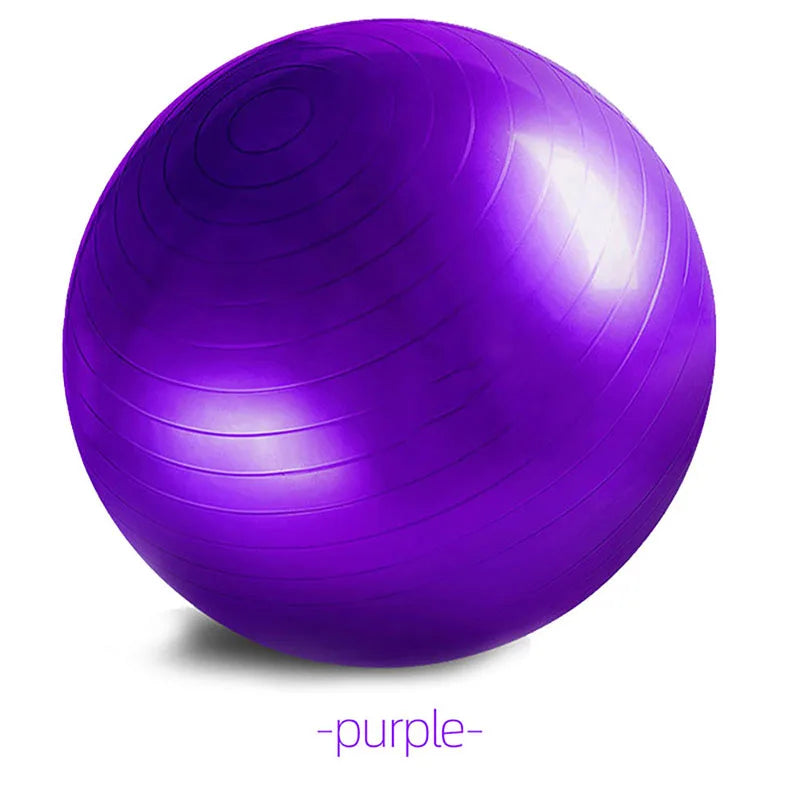 PVC Anti-Burst Yoga Ball – Multiple Sizes (45–85cm)