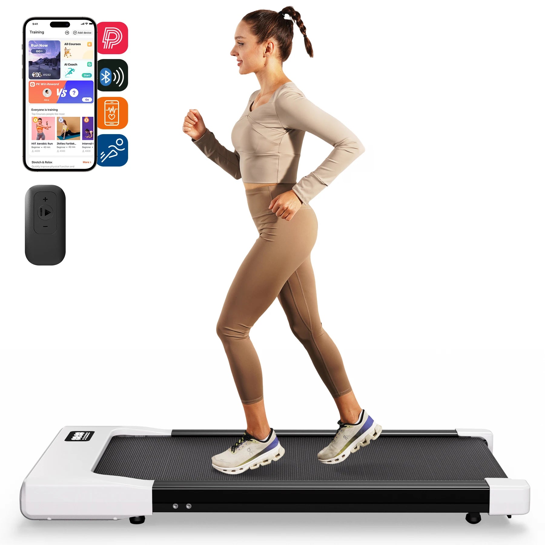 2-in-1 WalkingPad Under Desk Treadmill