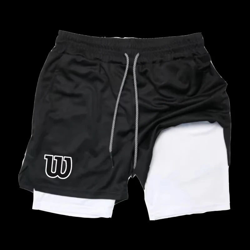 Men’s 2-in-1 Double Layer Running Shorts