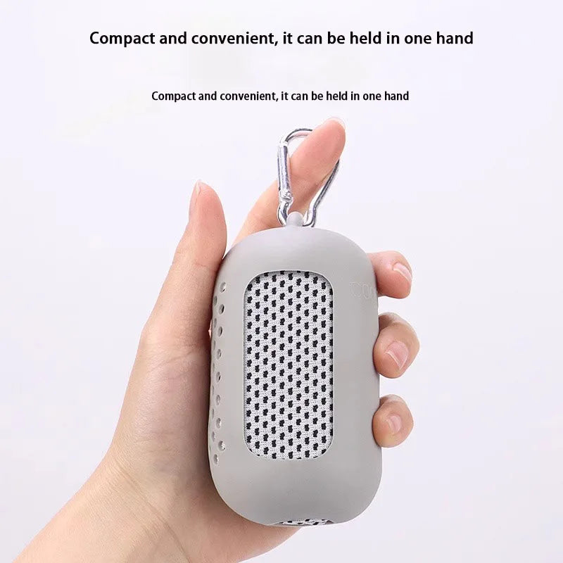 Cooling Golf Sports Towel – Quick-Dry Microfiber with Silicone Case