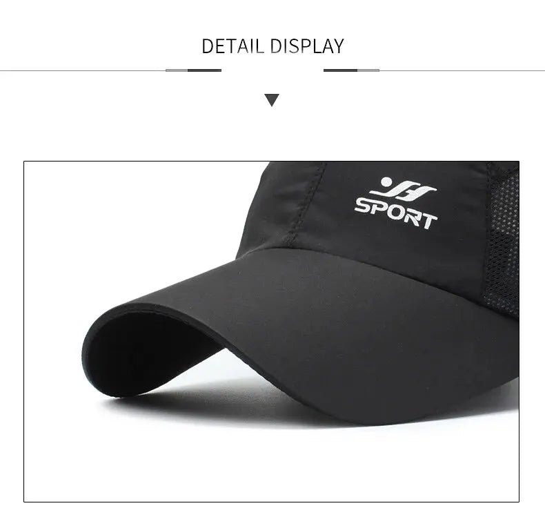 Men’s Quick-Dry Sports Sun Hat