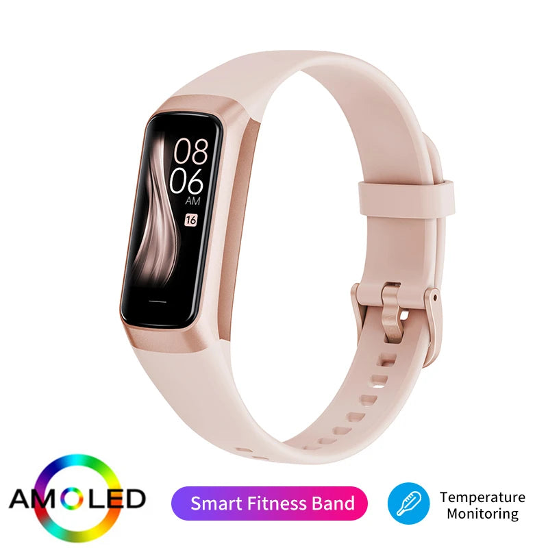 LIGE AMOLED Smartwatch – Women’s Fitness & Health Tracker