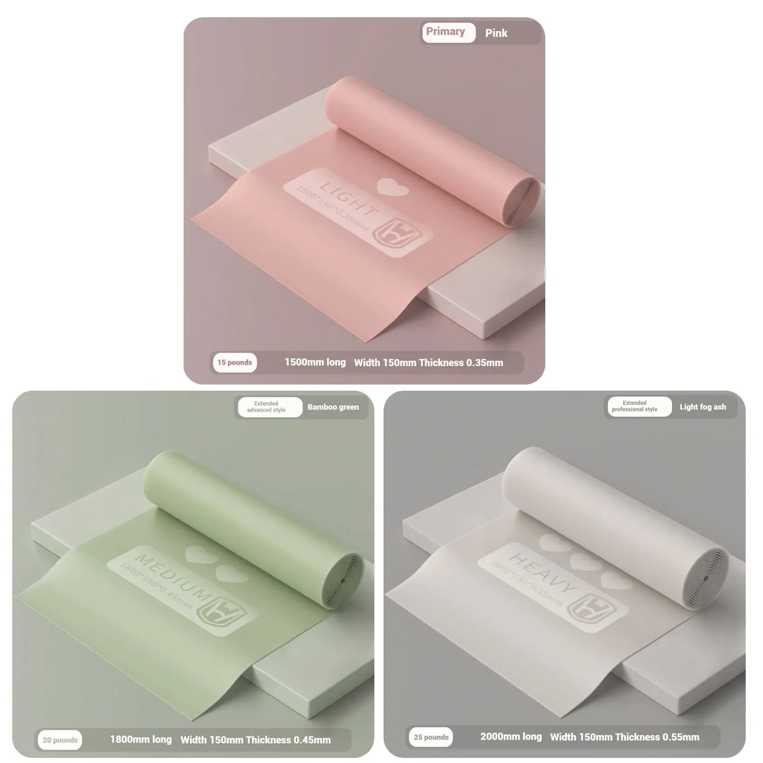 WOSWEIR Yoga Stretch Strap – Resistance Band for Beginners & Dance