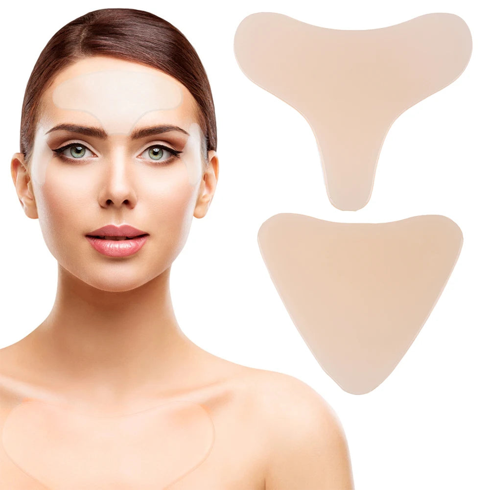 Silicone Chest & Face Anti-Wrinkle Pads – Reusable Skincare Stickers