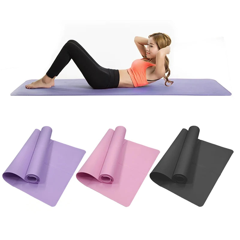 4MM EVA Yoga Mat – Anti-Slip Fitness & Pilates Exercise Mat