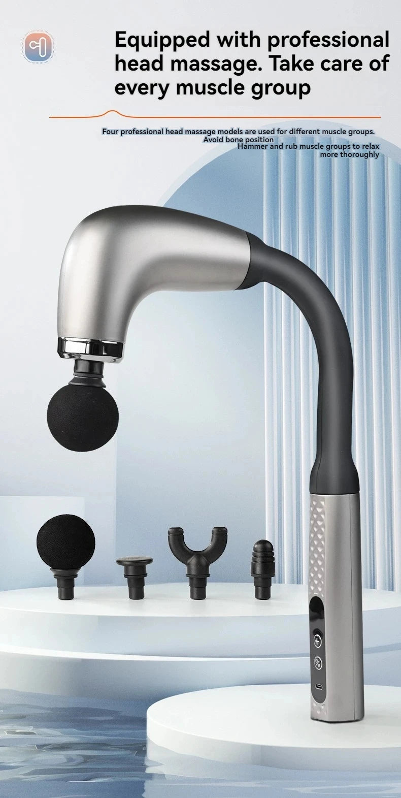 Rechargeable Handheld Smart Electric Massage Gun