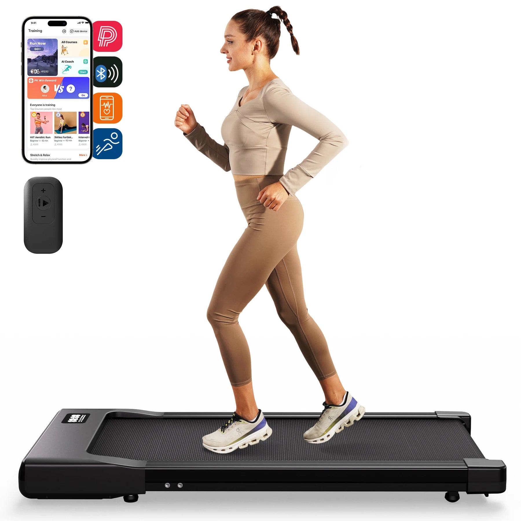 2-in-1 WalkingPad Under Desk Treadmill