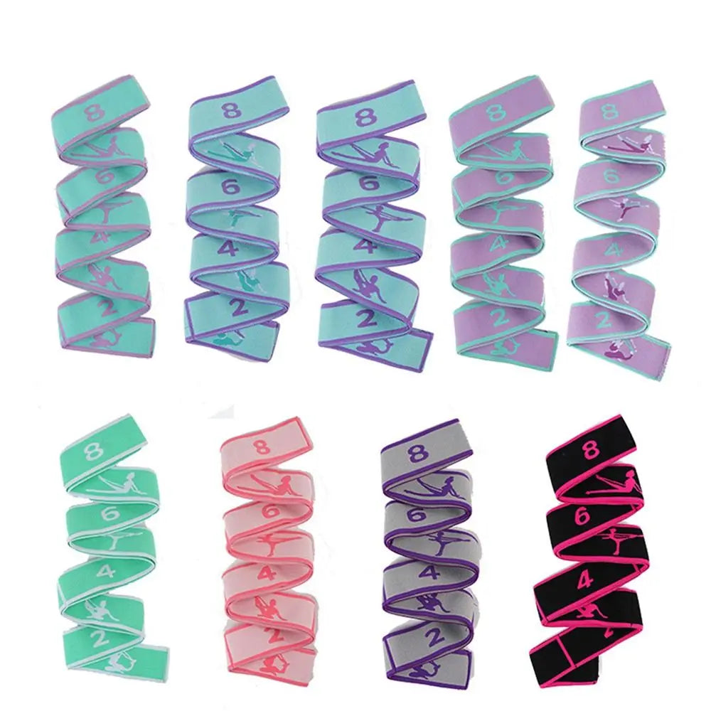 Elastic Yoga Stretch Strap – Dance & Pilates Resistance Band
