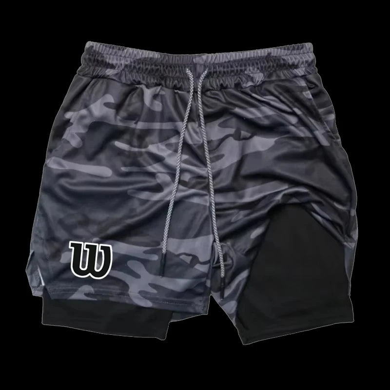 Men’s 2-in-1 Double Layer Running Shorts