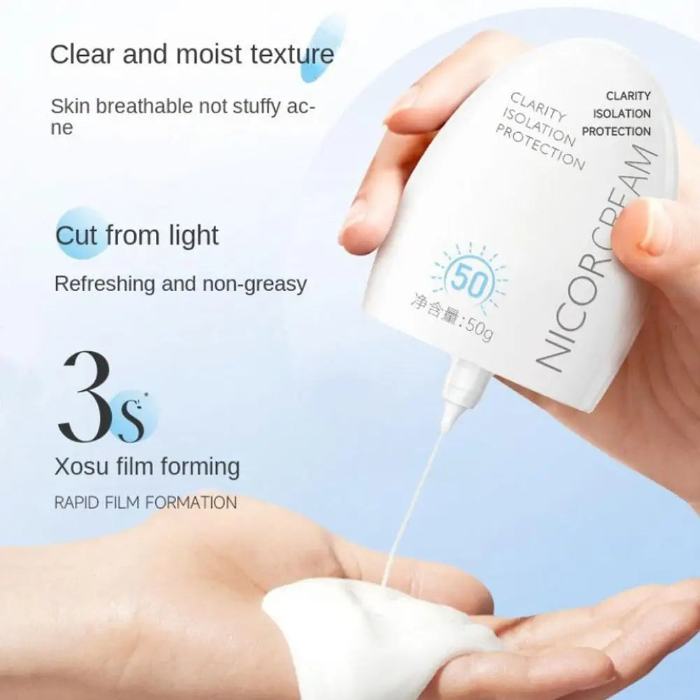 Korean SPF 50 Sunscreen Cream for Face & Body