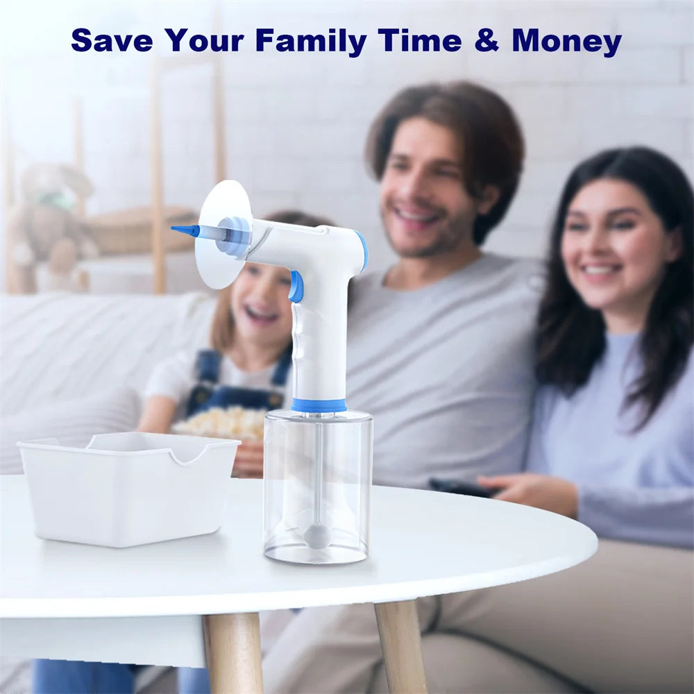 Electric Ear Wax Removal Kit – Irrigation Cleaner with Light