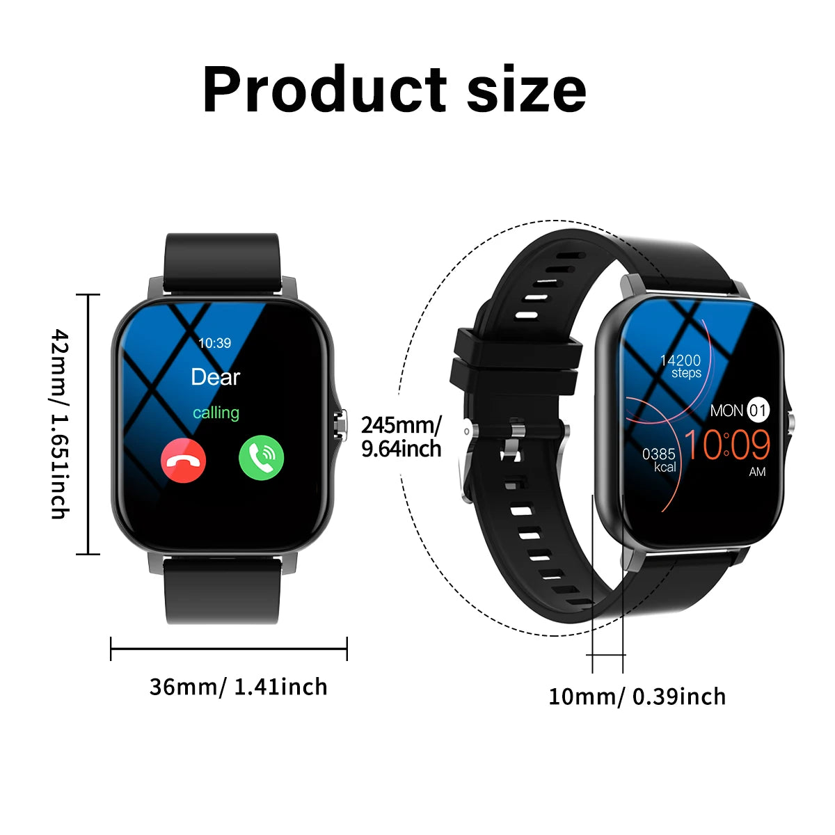 Bluetooth Smartwatch with Call & Music