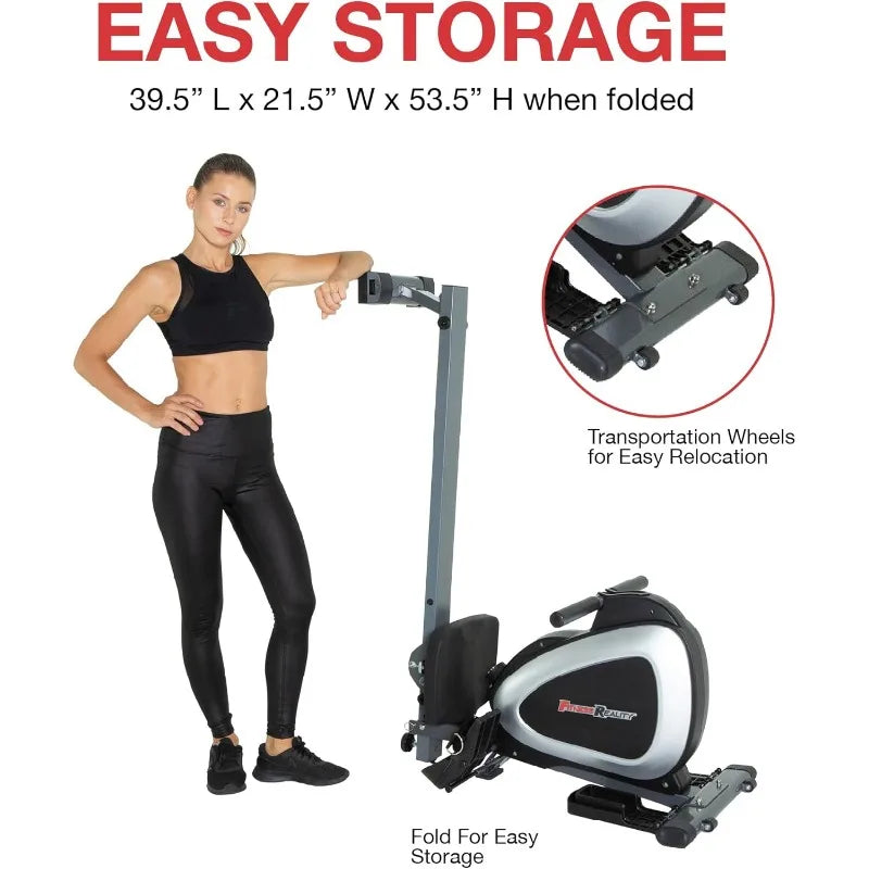 Fitness Reality Magnetic Rowing Machine