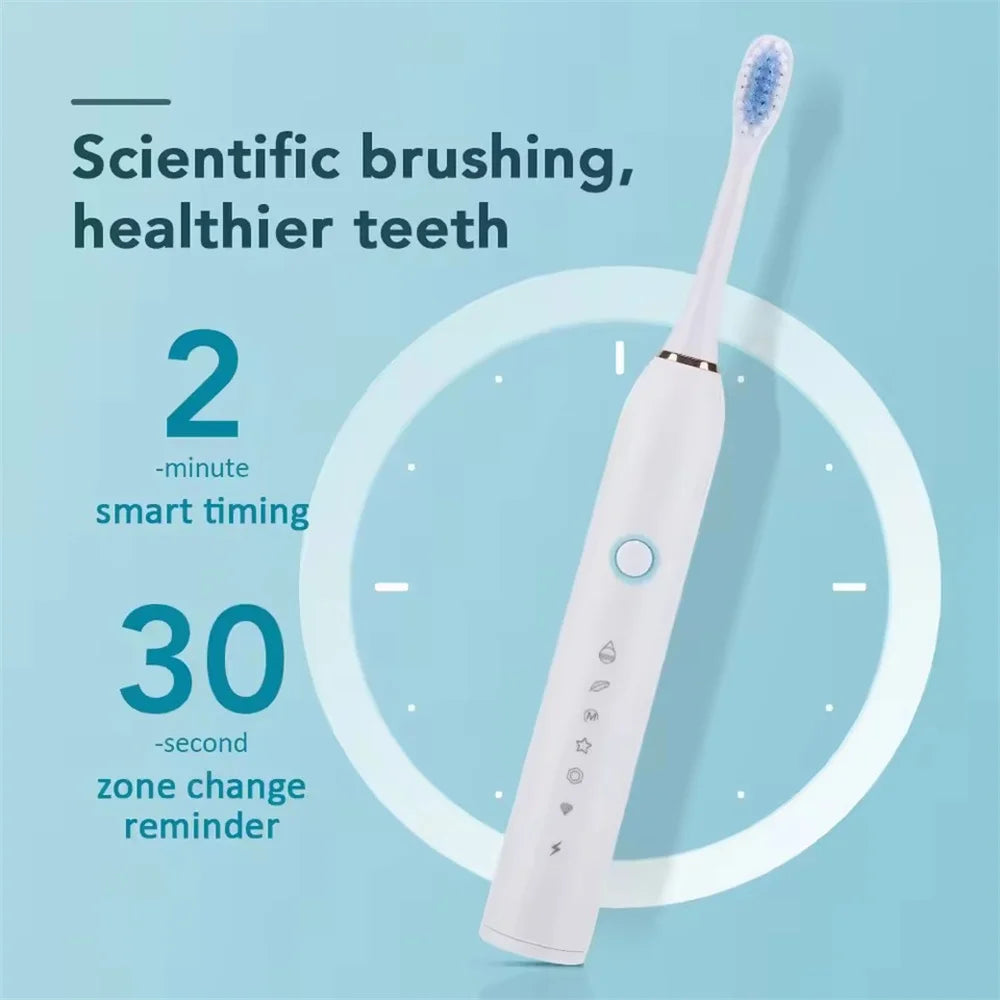 6-Mode Rechargeable Electric Toothbrush