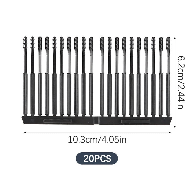 20pcs Disposable Spiral Ear Swabs – Portable Wax Removal Sticks