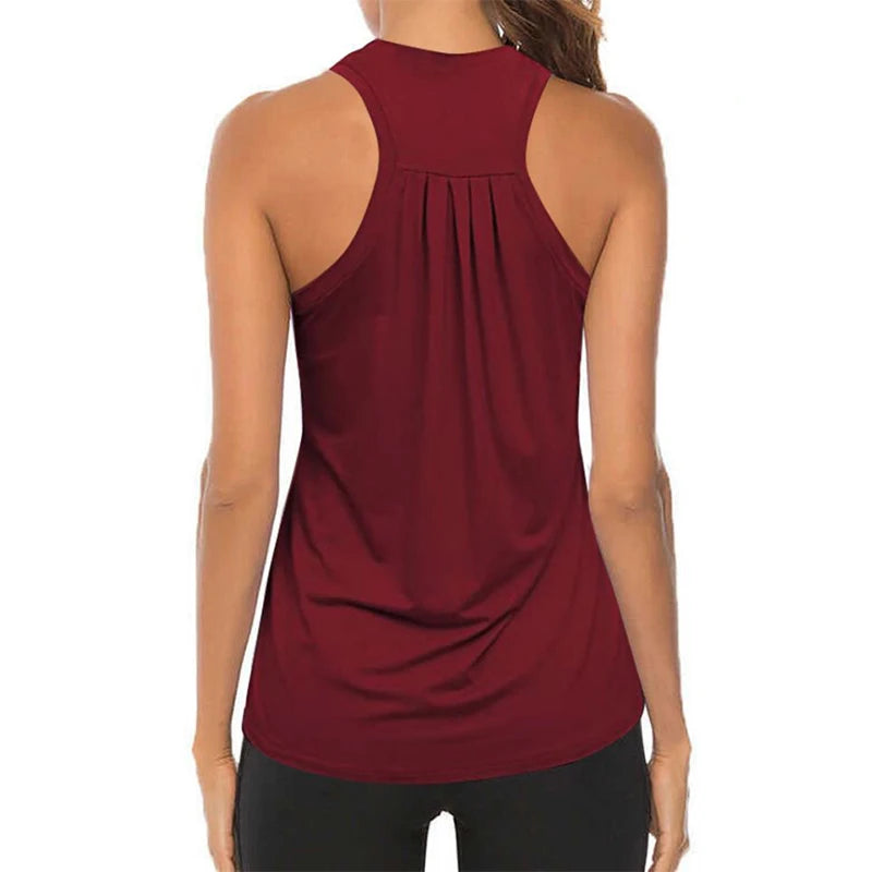 Women’s Sleeveless Racerback Yoga Tank