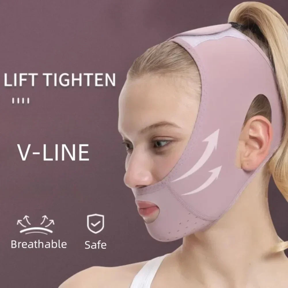 Reusable V-Line Face Slimming Band – Chin & Cheek Lift Strap