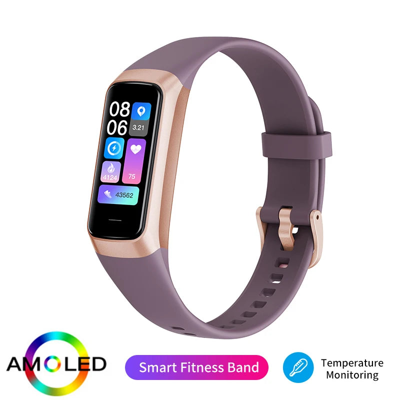 LIGE AMOLED Smartwatch – Women’s Fitness & Health Tracker