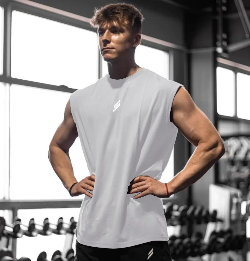 Men's Sleeveless Sports T-Shirt – Quick Dry