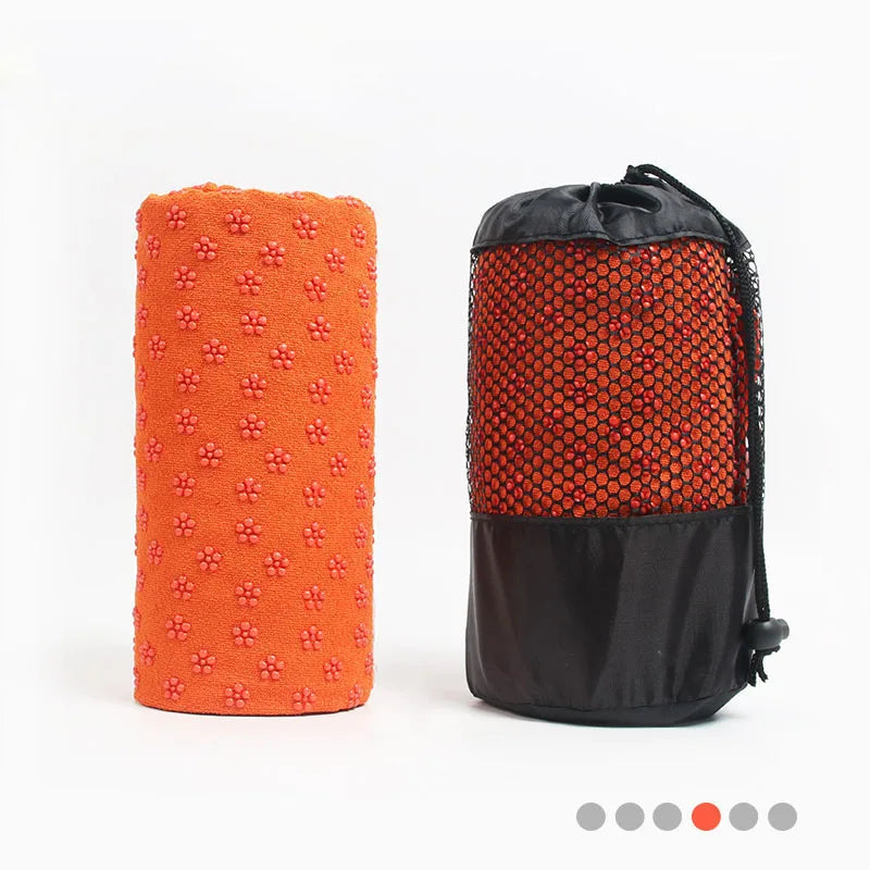 Non-Slip Hot Yoga Towel – Sweat Absorbent Pilates & Travel Mat