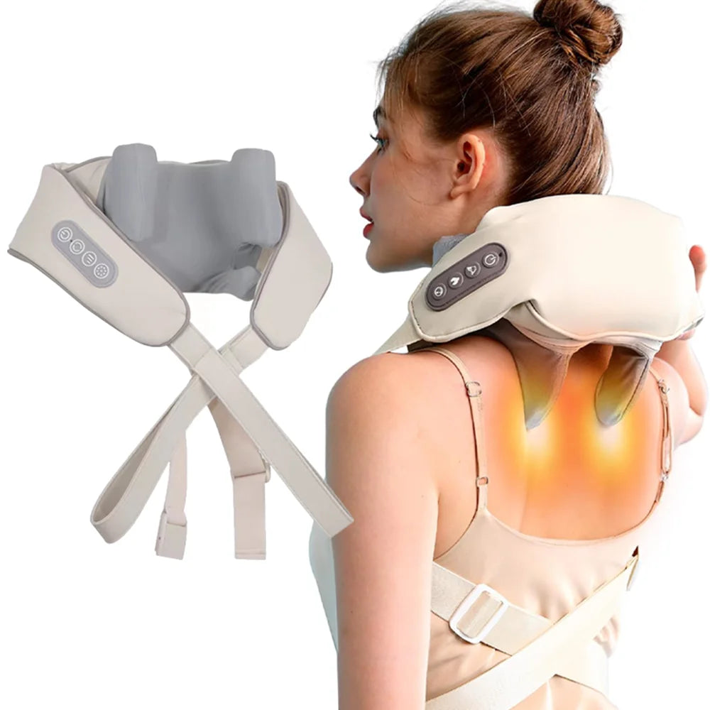 Shiatsu Neck & Shoulder Massager with Deep Tissue Kneading