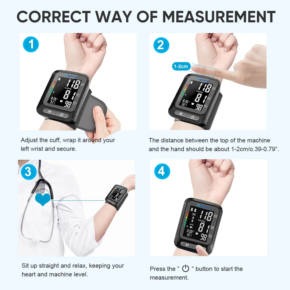 Sejoy Digital Wrist Blood Pressure Monitor