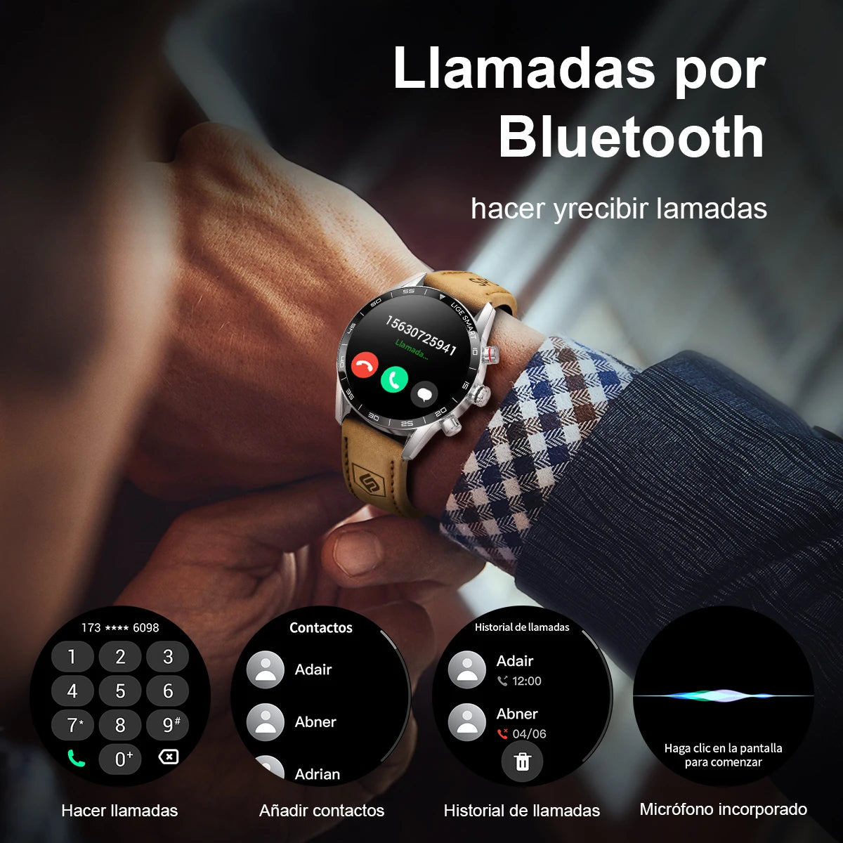 LIGE AMOLED Smartwatch