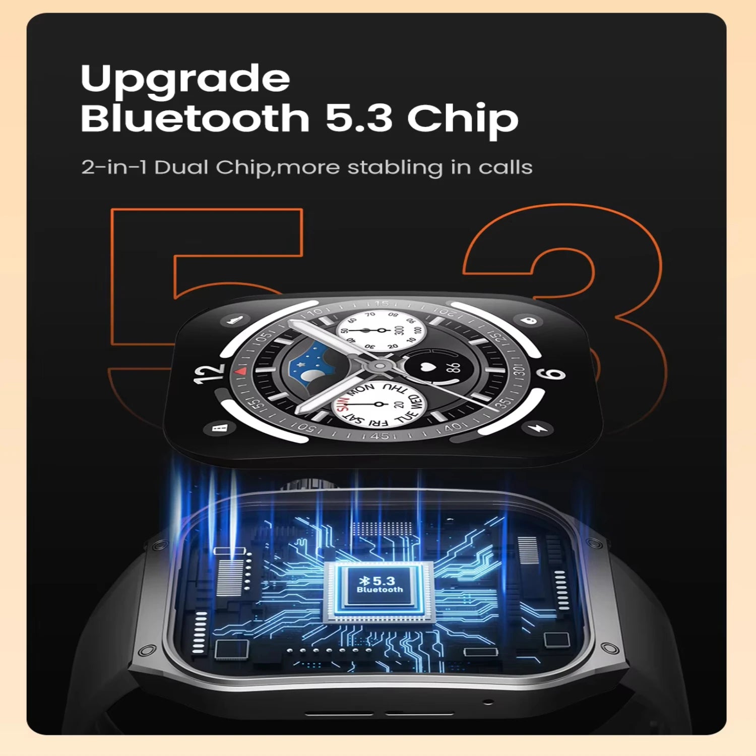 S8 Smart Watch – 1.96'' Curved Bluetooth Call AI Voice Smartwatch