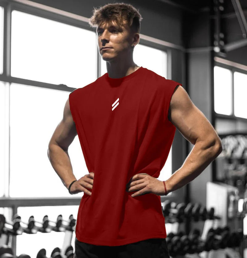 Men's Sleeveless Sports T-Shirt – Quick Dry