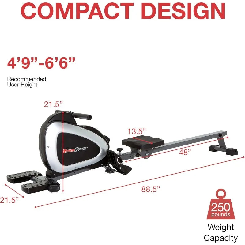 Fitness Reality Magnetic Rowing Machine