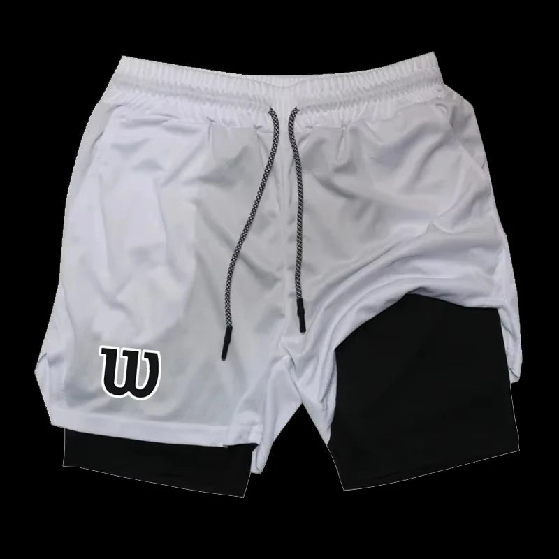 Men’s 2-in-1 Double Layer Running Shorts