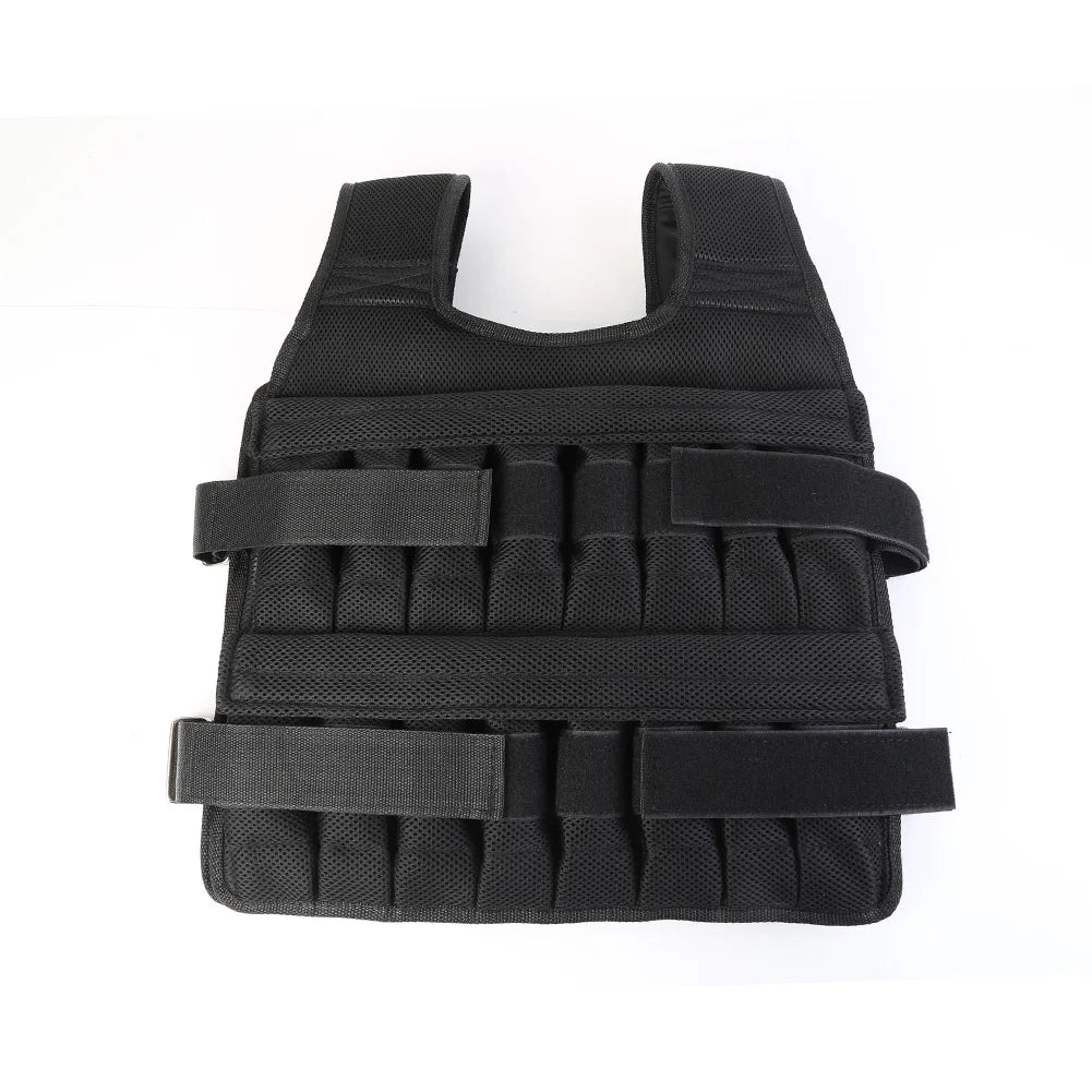 Adjustable Weighted Vest – 3/15/35kg Fitness Running & Training Jacket