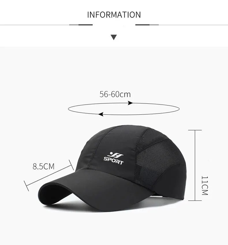 Men’s Quick-Dry Sports Sun Hat