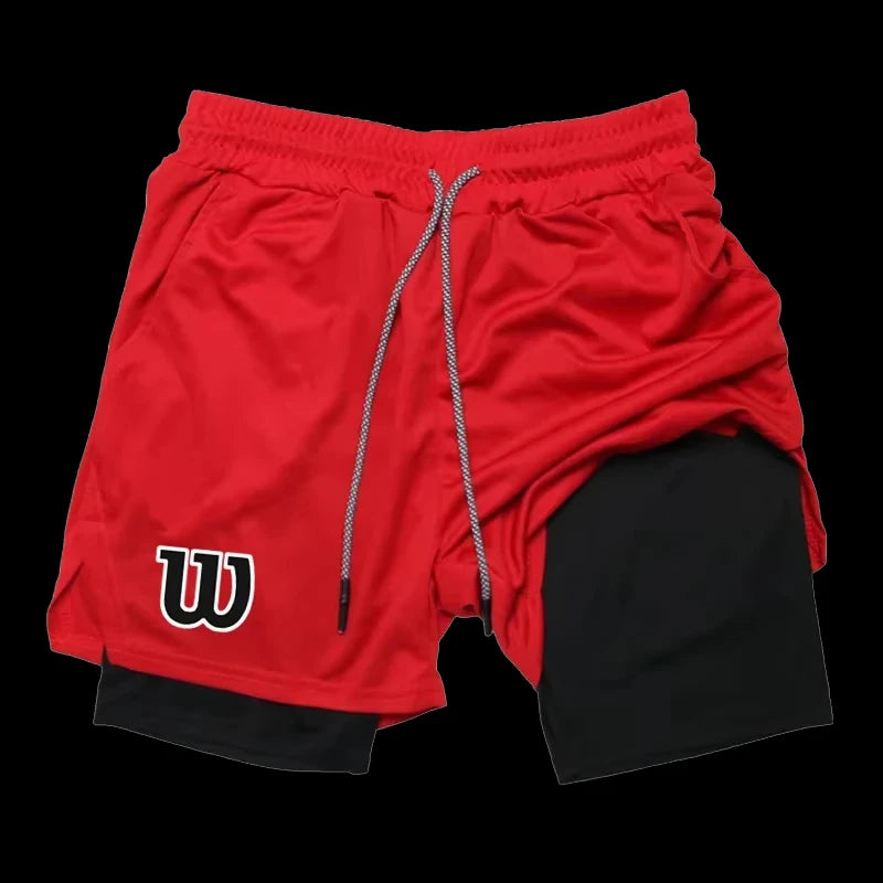 Men’s 2-in-1 Double Layer Running Shorts