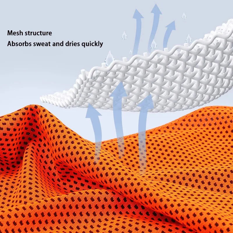 Cooling Golf Sports Towel – Quick-Dry Microfiber with Silicone Case