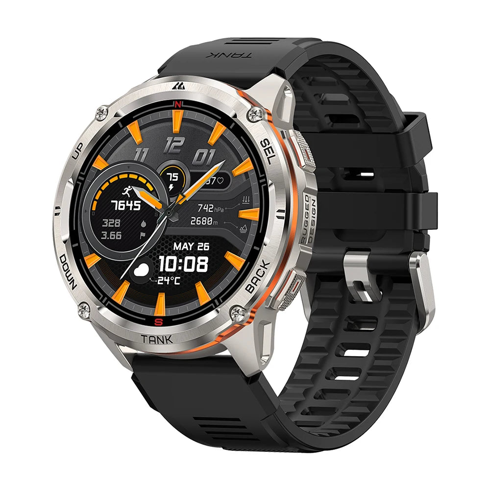 KOSPET TANK T3 Ultra 2 GPS Smartwatch – Rugged AMOLED Men’s Watch