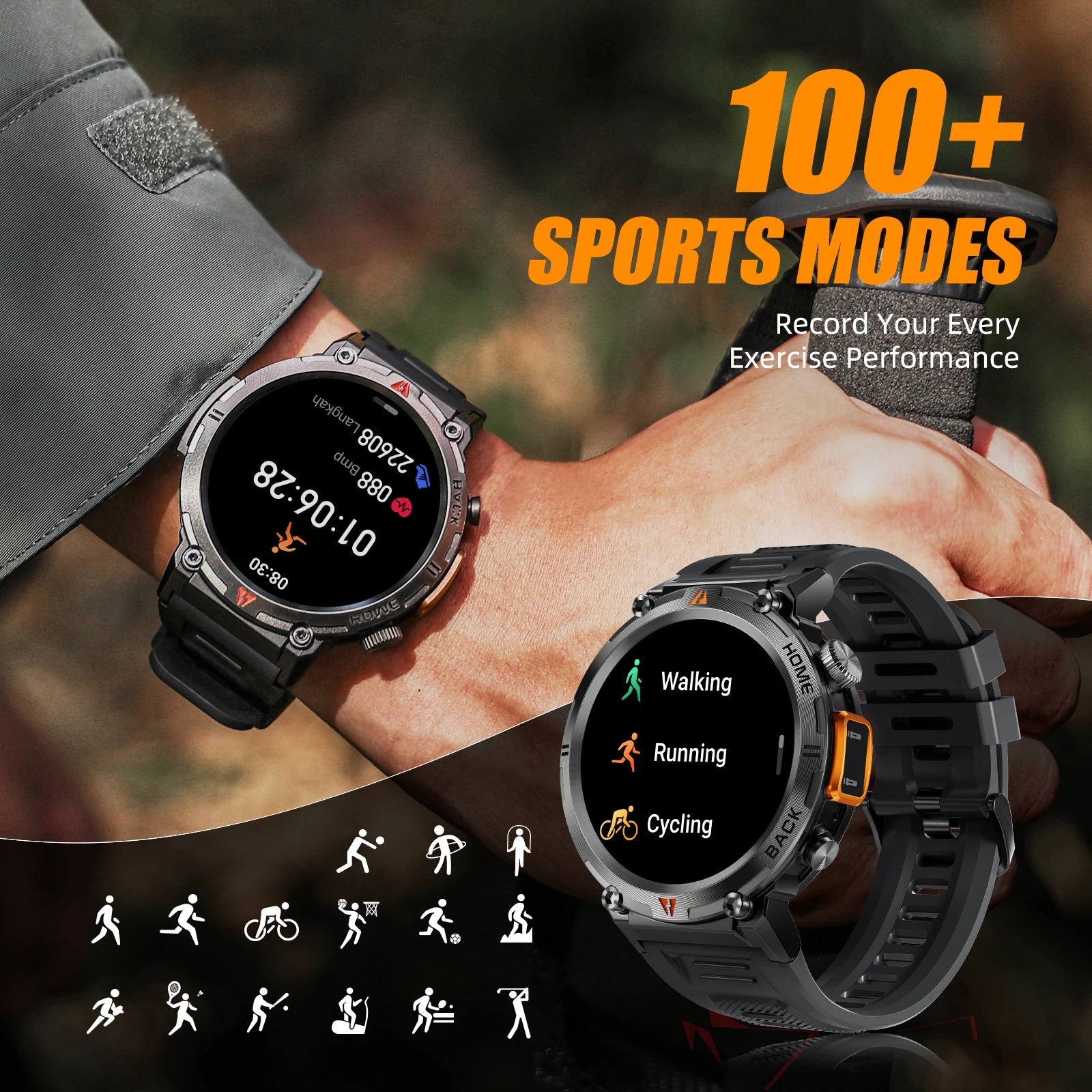 EIGIIS KE3 Smartwatch for Men