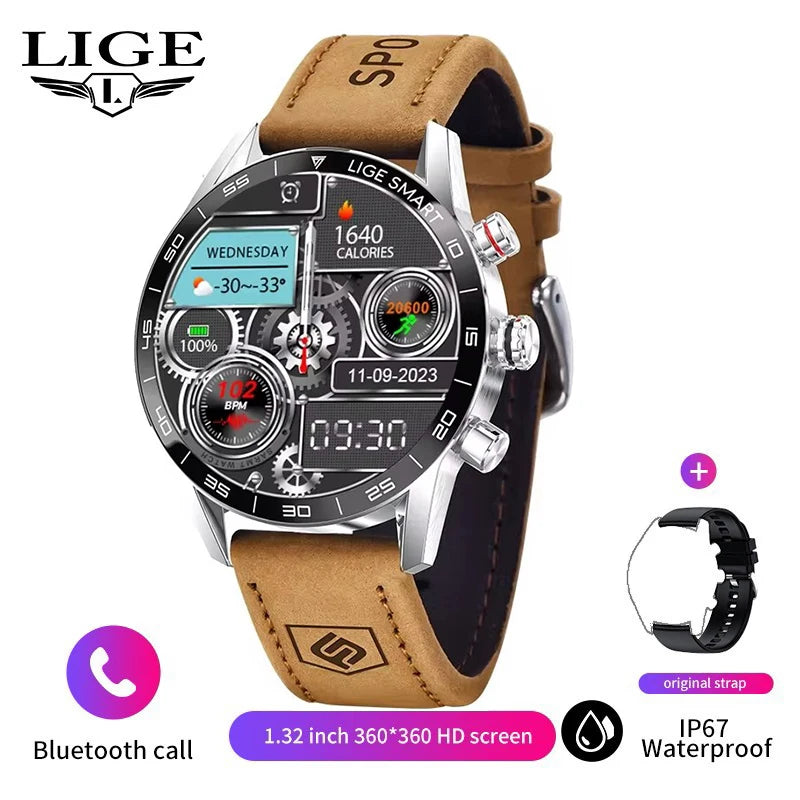 LIGE AMOLED Smartwatch