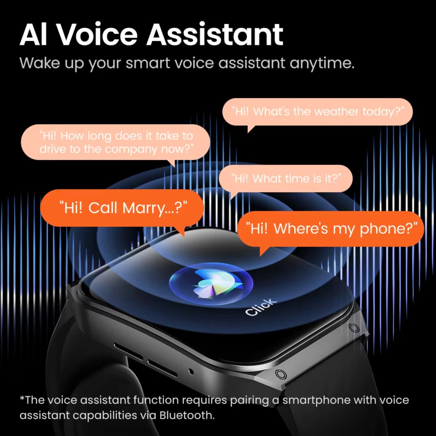 S8 Smart Watch – 1.96'' Curved Bluetooth Call AI Voice Smartwatch