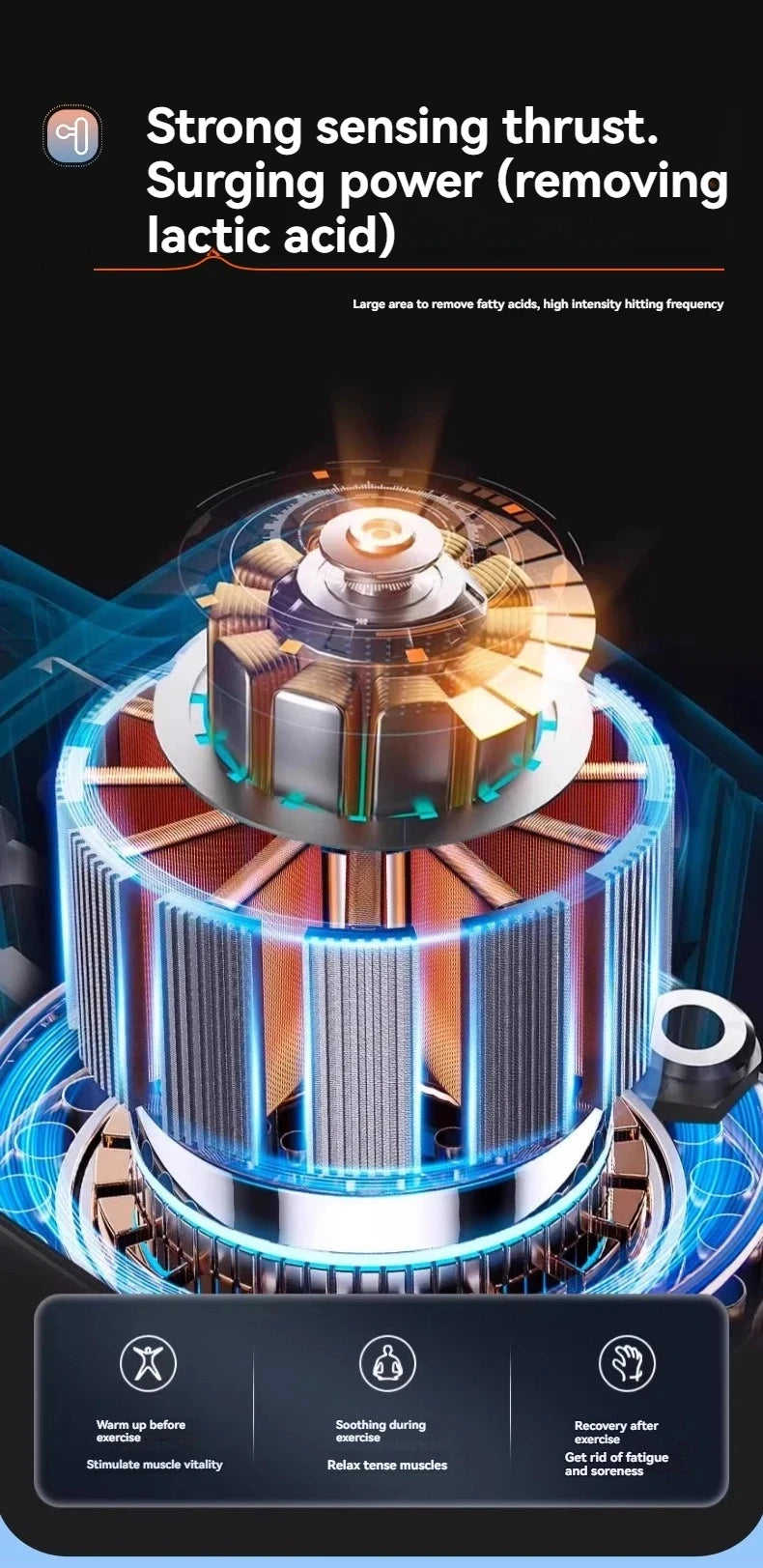 Rechargeable Handheld Smart Electric Massage Gun