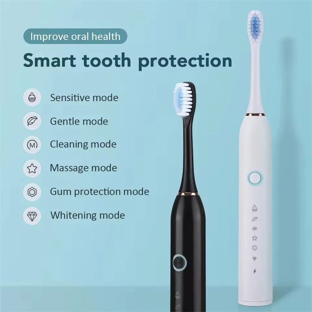 6-Mode Rechargeable Electric Toothbrush