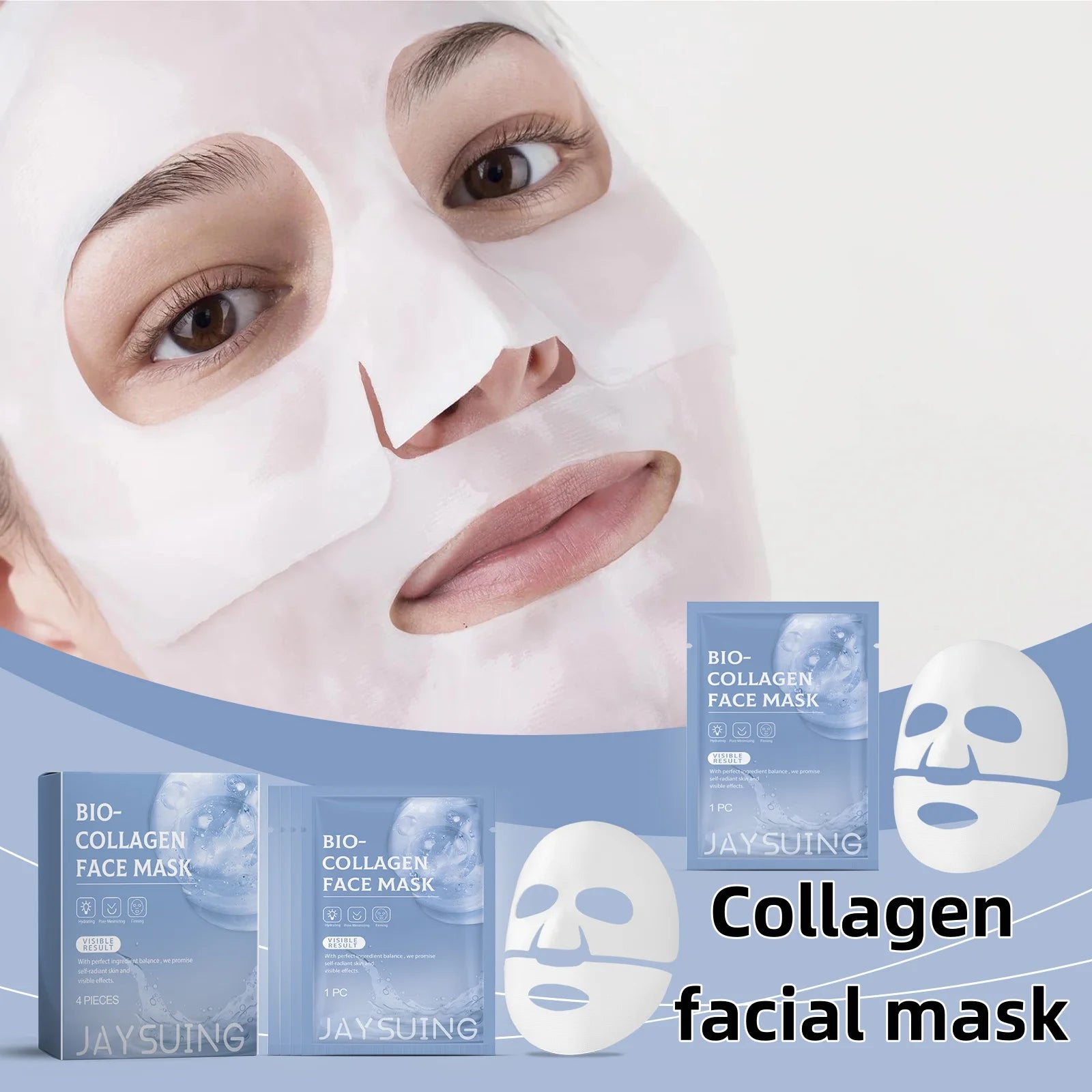 Jaysuing Collagen Facial Mask – Brightening & Hydrating Skincare