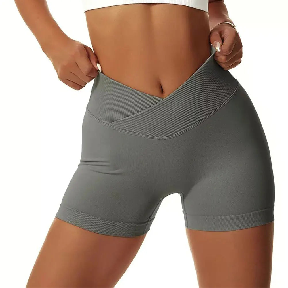 Women’s High Waist Butt-Lifting Workout Shorts